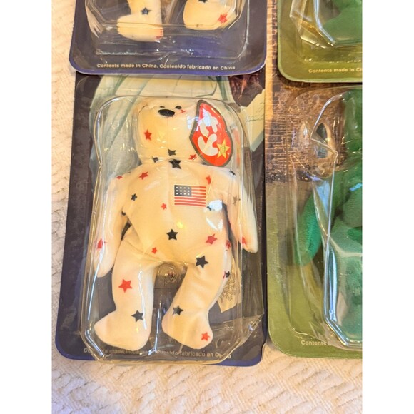 TY BEANIE BABIES MCDONALDS INTERNATIONAL BEARS SET OF 6 1999 NEW SEALED - Picture 3 of 10